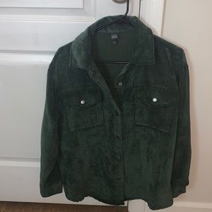 Wild fable green corduroy button up